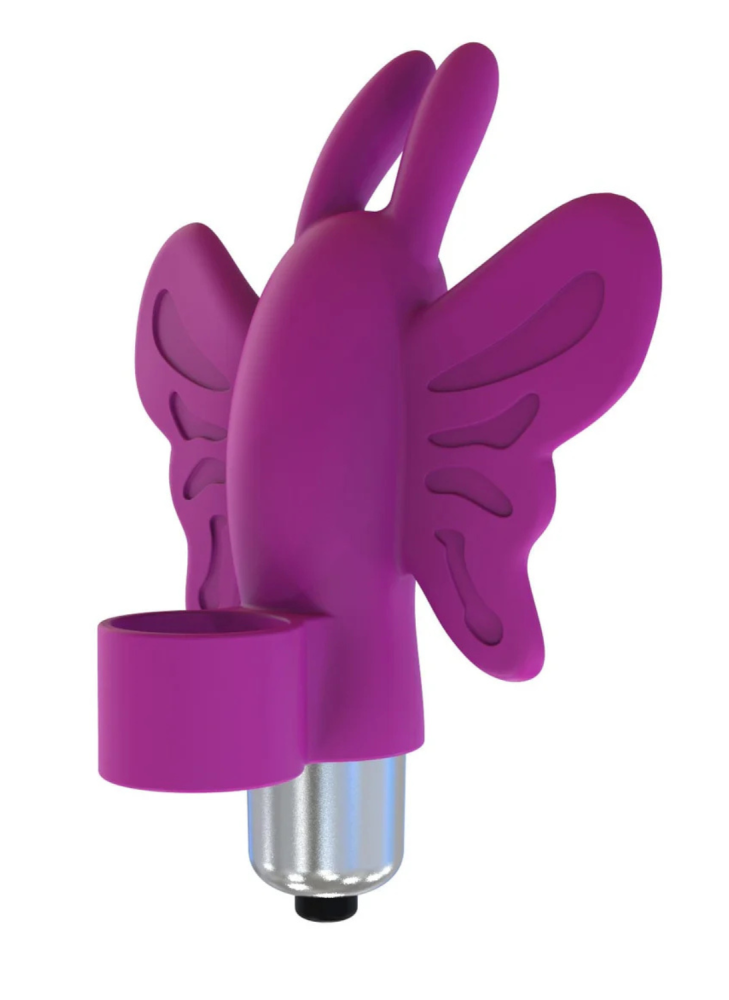 Doigt chinois vibrant papillon violet - VB051